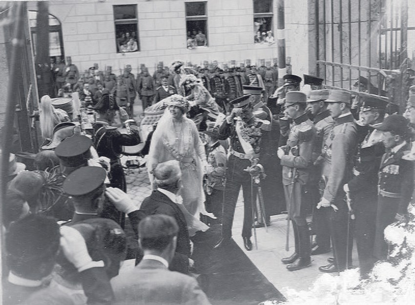 Na venčanju u Sabornoj crkvi, kum je bio sin engleskog kralja i potonji kralj Albert