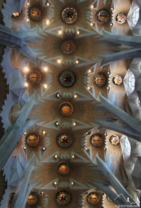 Sklepienie Sagrada Familia