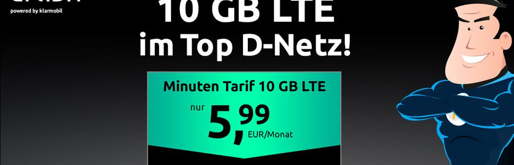 10 GB im Vodafone-Netz: Mobilfunktarif für 5,99 Euro monatlich