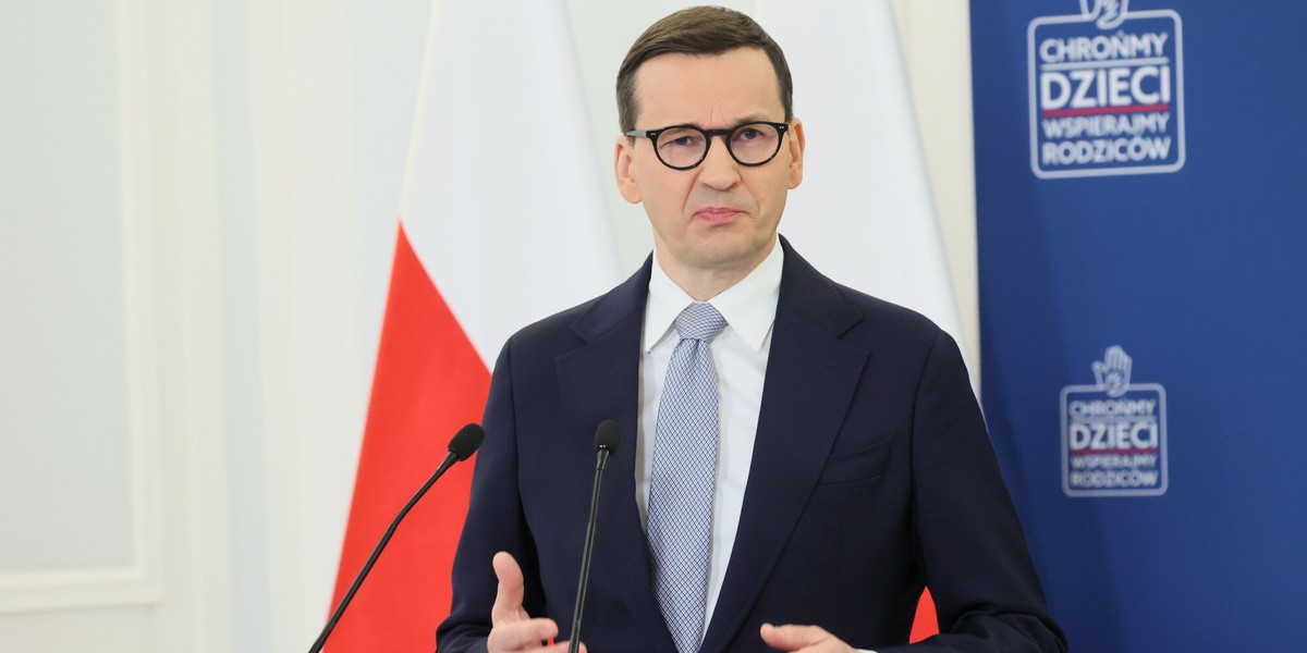 Premier Mateusz Morawiecki.