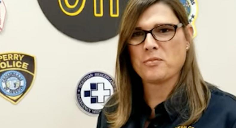 Sgt. Anna Lange in a video for Houston County's Sheriff's Department.Houston County 911/YouTube