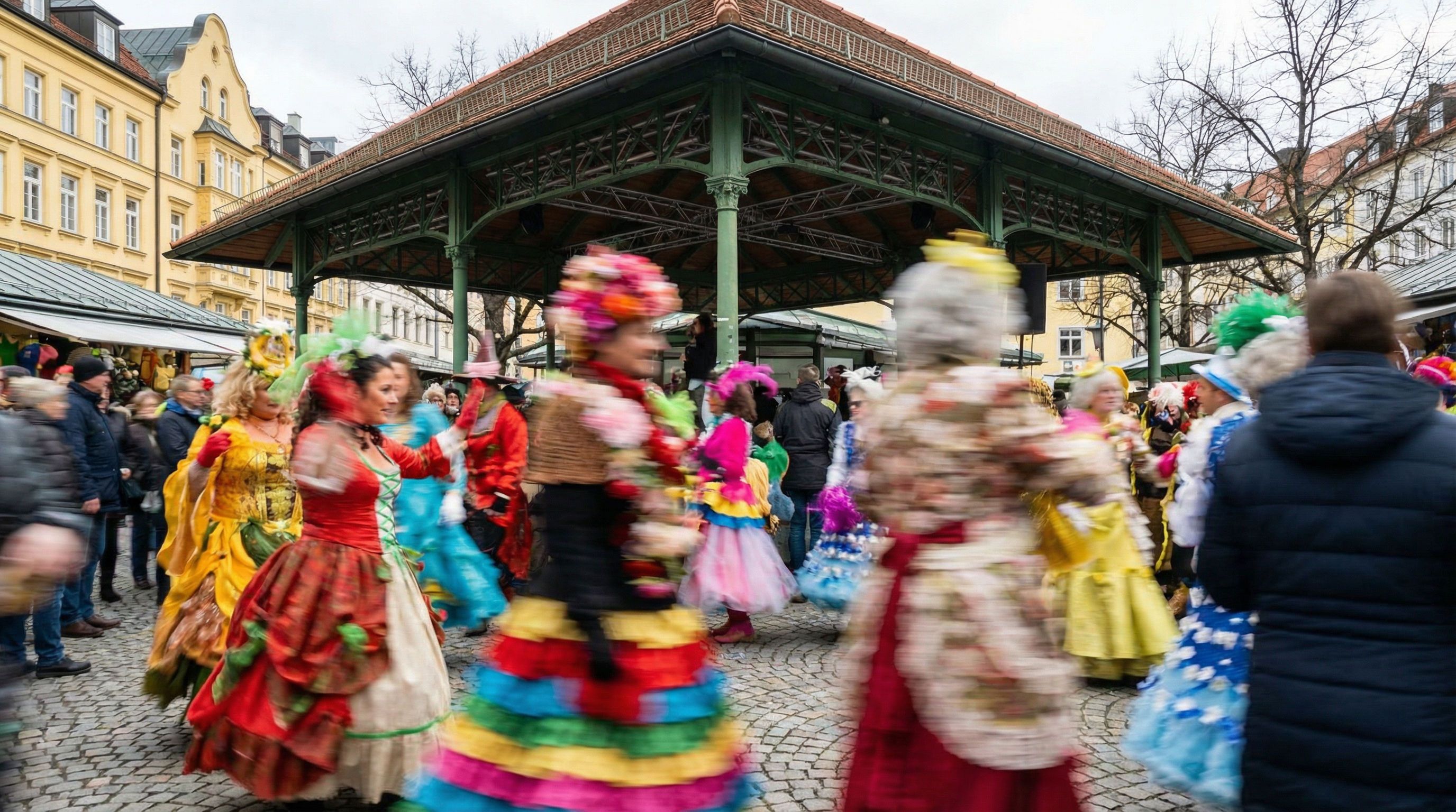 Nach Auto-Anschlag: Münchner Marktweiber kehren zum traditionellen Fasching zurück
