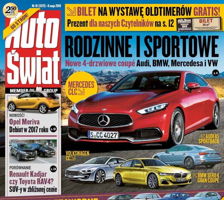 Nowy Auto Świat 19/2016 już w sprzedaży Auto Świat