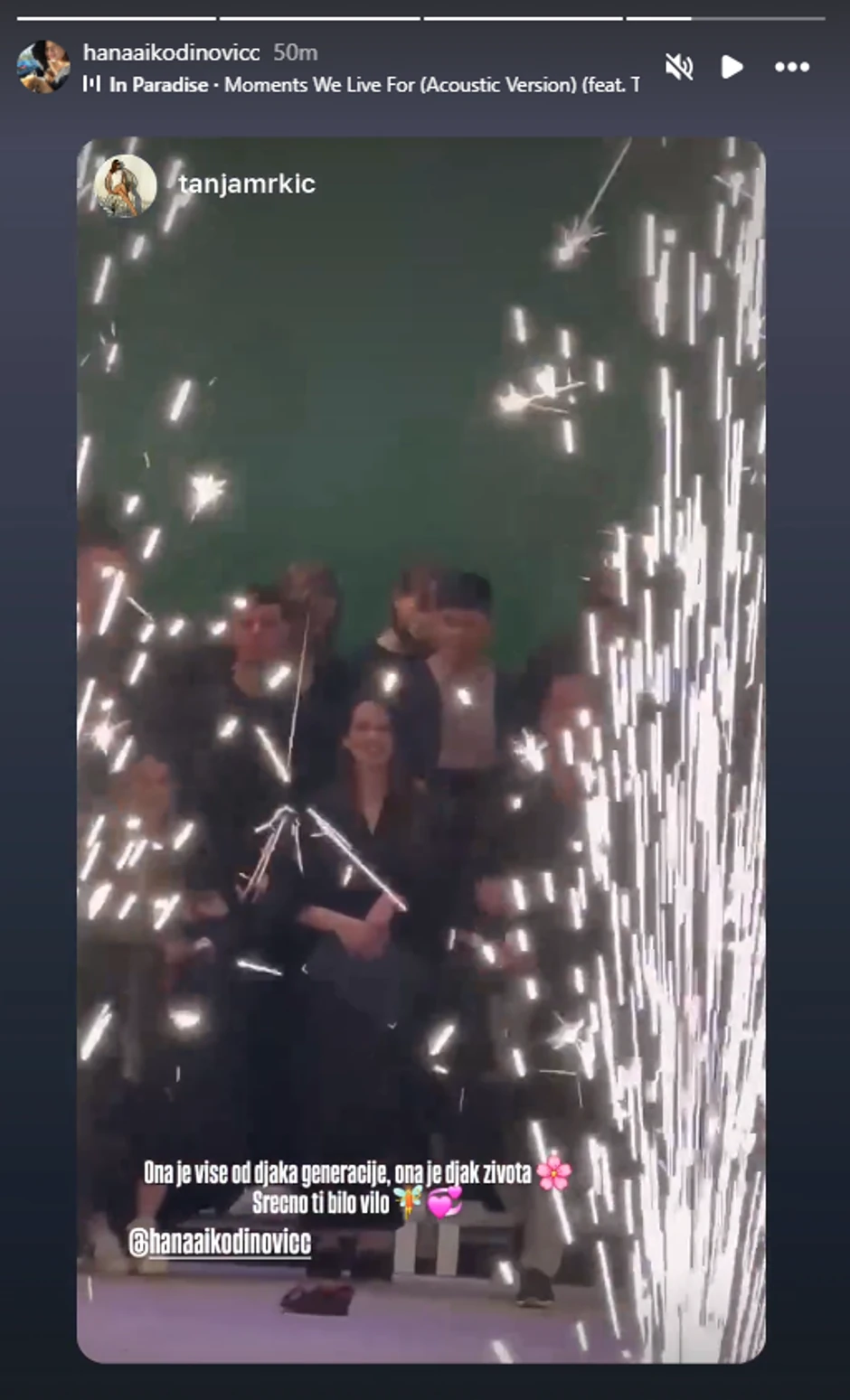 Tanjina objava o Hani