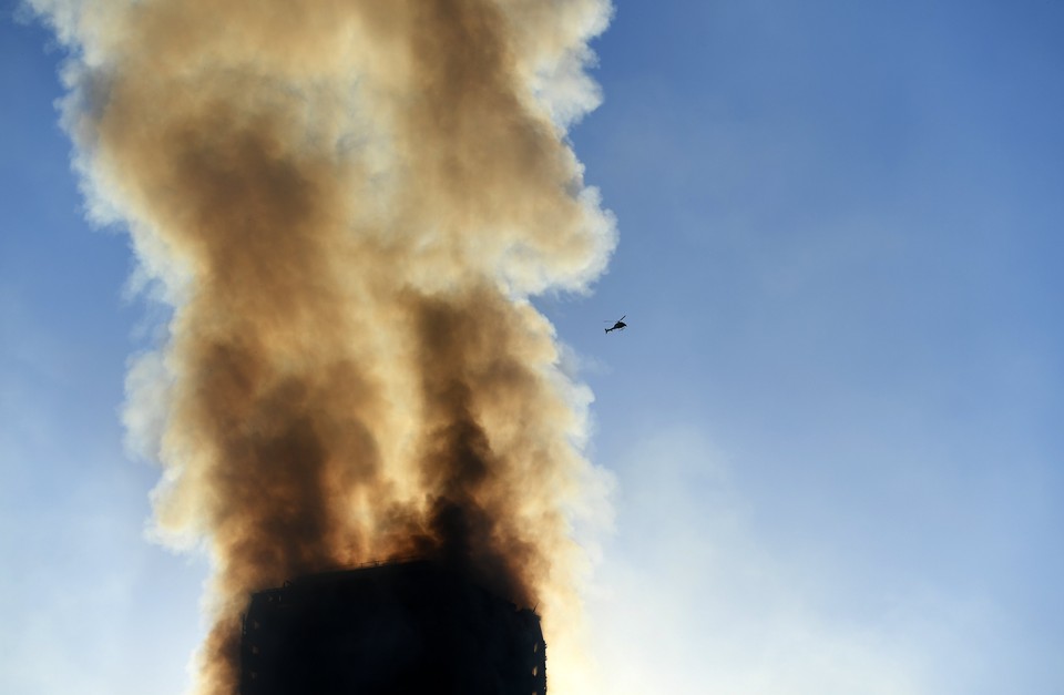 BRITAIN LONDON FIRE (Fire at Lancaster West Estate in London)