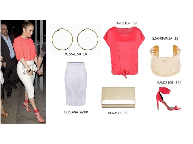 Zestawy w stylu Jennifer Lopez