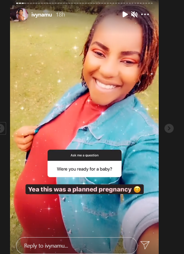 Ivy Namu's response in a Q&A with her fans