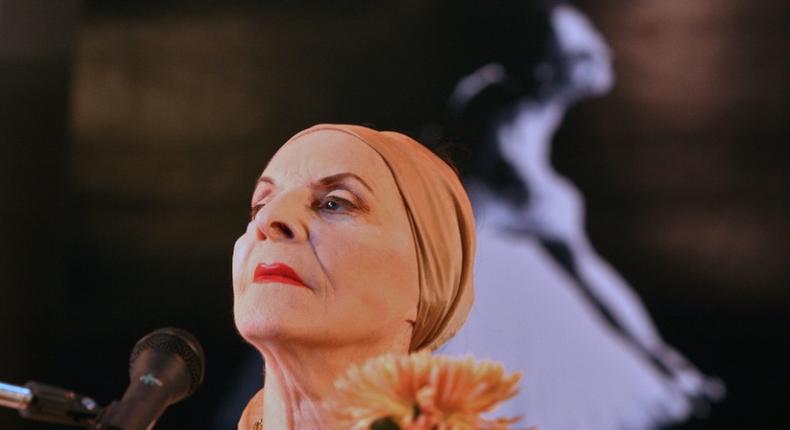 Alicia Alonso -- seen here at a press conference in Havana in 2006 -- founded the National Ballet of Cuba