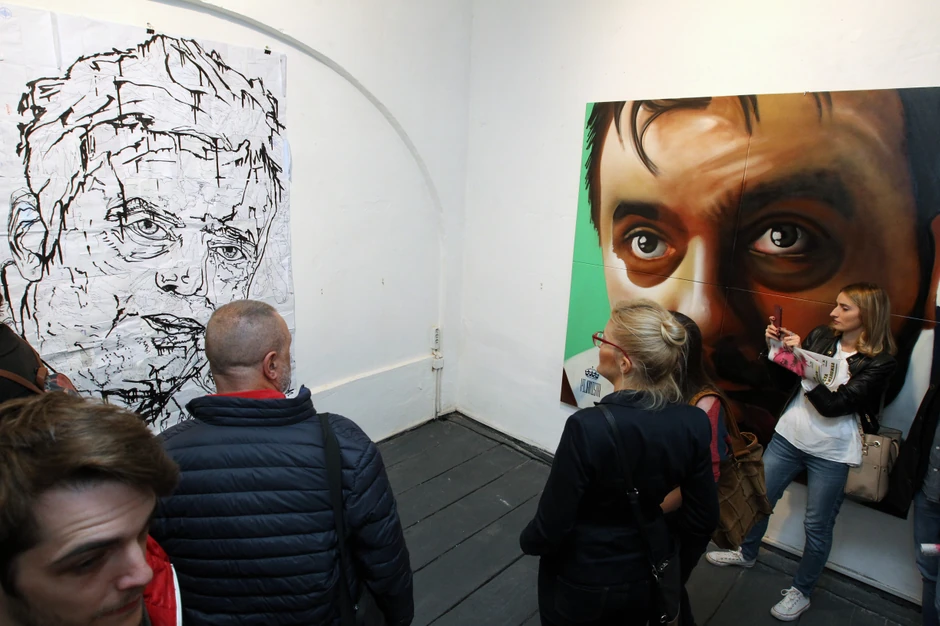 Sa zidova na ulicama na zidove galerije: Neki od portreta 