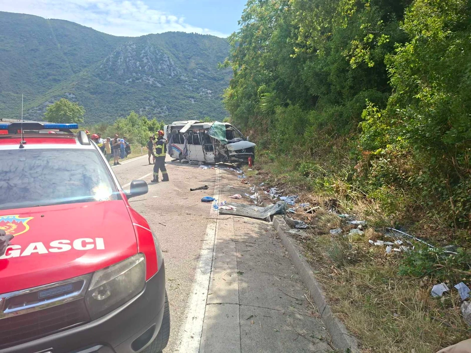 Saobraćajna nesreća na putu Nikšić-Kotor