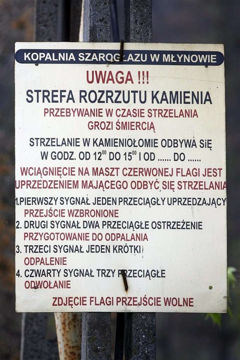 Bombarduje nas kamieniołom