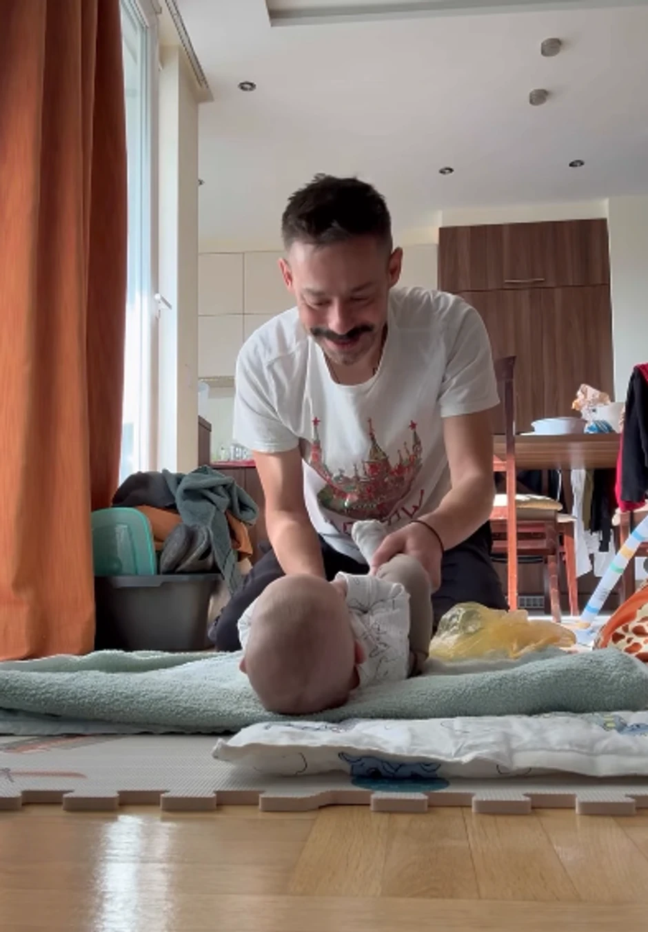 Milan Vasić sa sinom Despotom