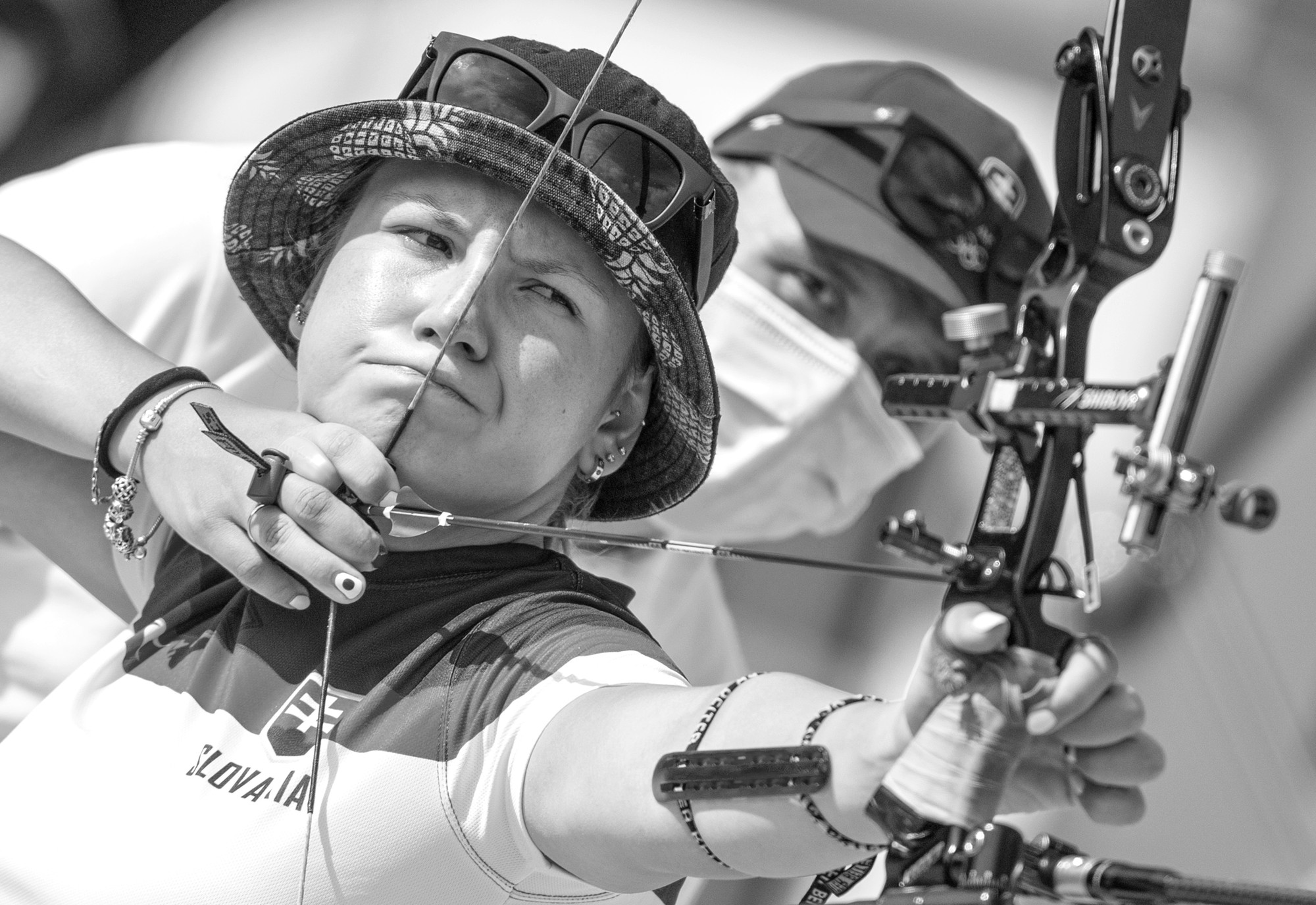 Slovenská reprezentantka v lukostreľbe Denisa Baránková.