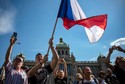 Antyrządowe protesty w Czechach. Tłumy demonstrantów