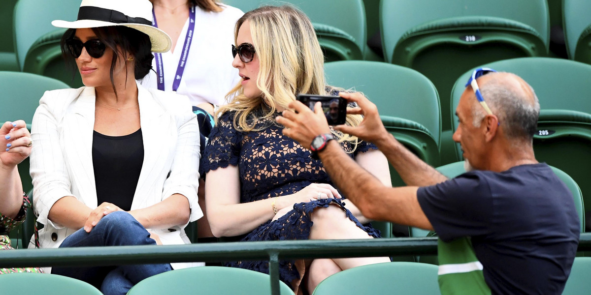 Zakazali fanom tenisa robić zdjęcia Meghan na Wimbledonie
