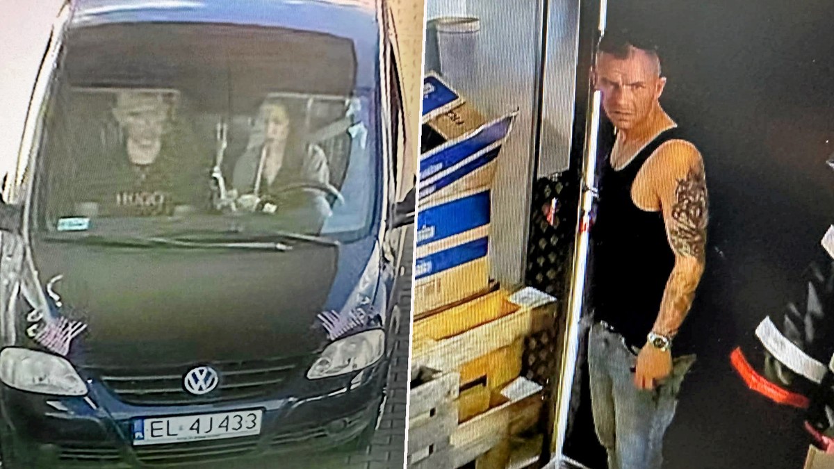 Tatuaże, czarna koszulka i rzęsy na reflektorach. Szuka go policja