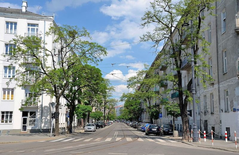 Ulica Stalowa, widok od Inżynierskiej