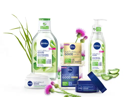 Nowa linia NIVEA NATURALLY GOOD - 100% transparentności dla naturalnie pięknej i zdrowej skóry