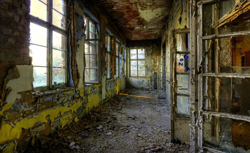 Opuszczony szpital Beelitz-Heilstätten. TUTAJ LECZYŁ SIĘ ADOLF HITLER