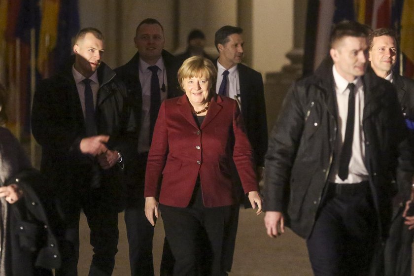 Kolacja Merkel i Szydło w Łazienkach