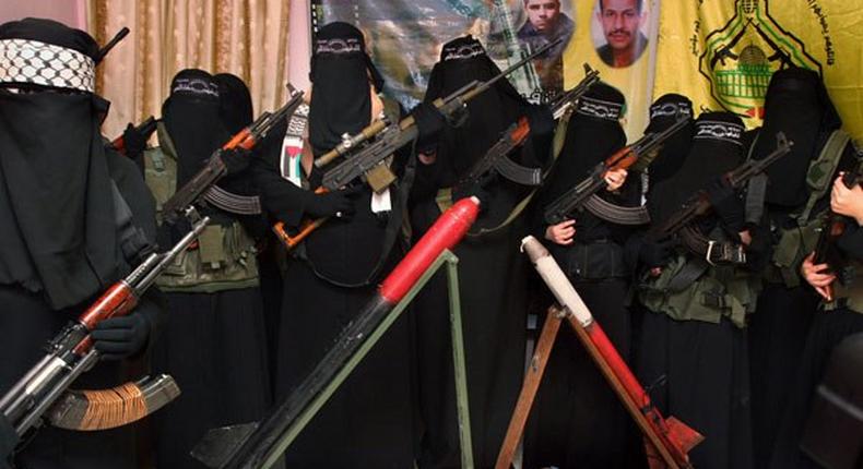 52 female suicide bombers (not pictured) have reportedly been trained to launch attacks in Maiduguri, Borno state