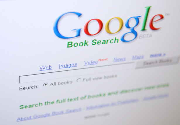 Strona internetowa Google Book Search