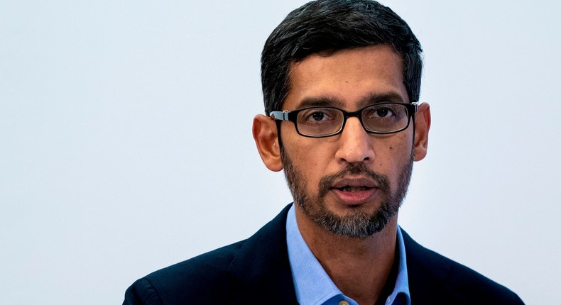 Google CEO Sundar Pichai.