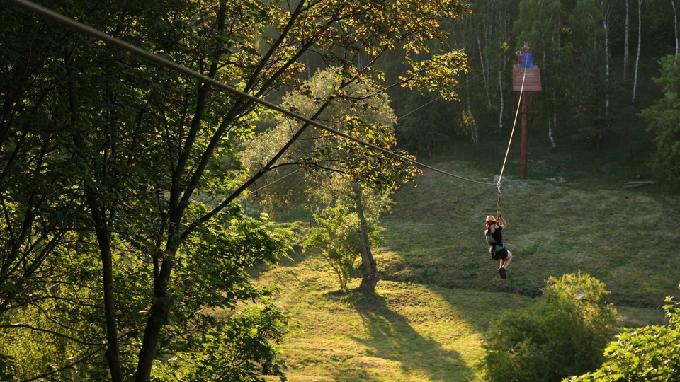 Atrakcje w Koszalinie: Park linowy Cascader Park Koszalin