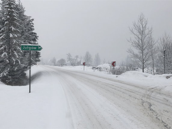 Atak zimy na Podhalu 17.01.2023