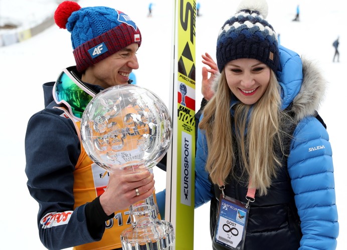 Kamil Stoch i Ewa Bilan-Stoch
