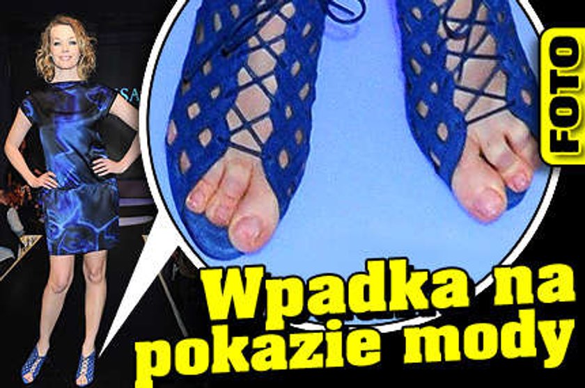 Wpadka na pokazie mody. FOTO