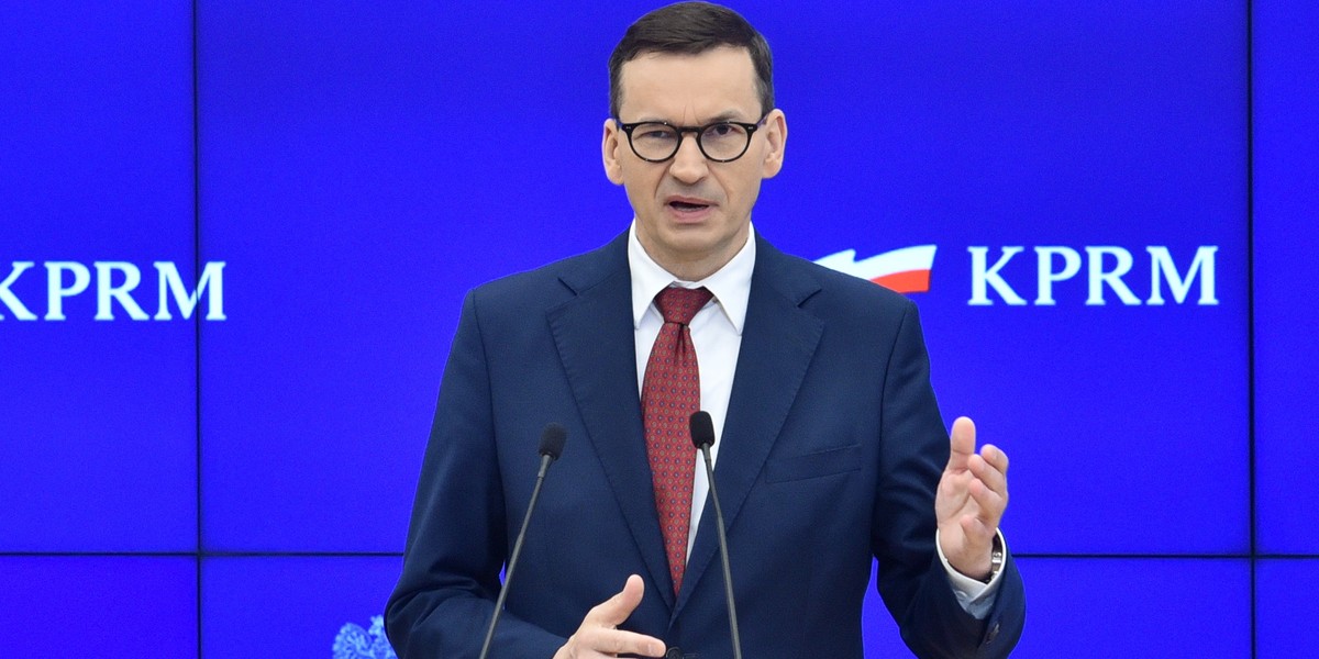 Premier Mateusz Morawiecki