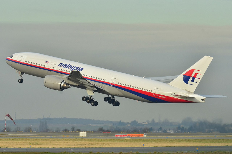 Boeing 777-200ER Malaysia, któy zaginął. Zdjęcie zrobiono w 2011 r.