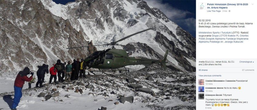 Bohaterowie z Nanga Parbat wrócili do bazy pod K2