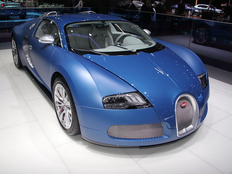 Genewa 2009: Bugatti Veyron Bleu Centenaire – stulecie w niebieskim