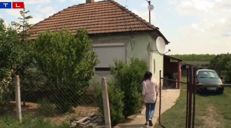 Ebből a nyírkátai házból rángatta el Erzsébetet az élettársa, mielőtt megölte/Fotó: RTL