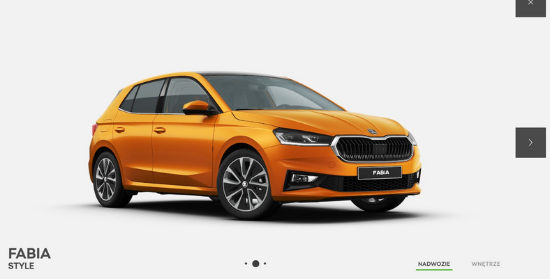 Skoda Fabia 10 TSI Style DSG - jedna z najbogatszych wersji