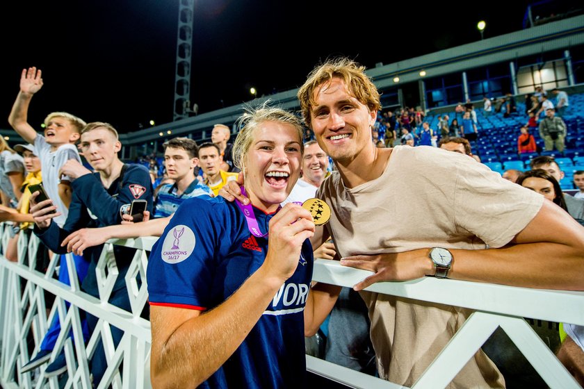 Ada Hegerberg i Thomas Rogne