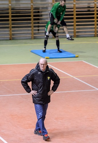 Piłkarze Górnika Łęczna podczas treningu