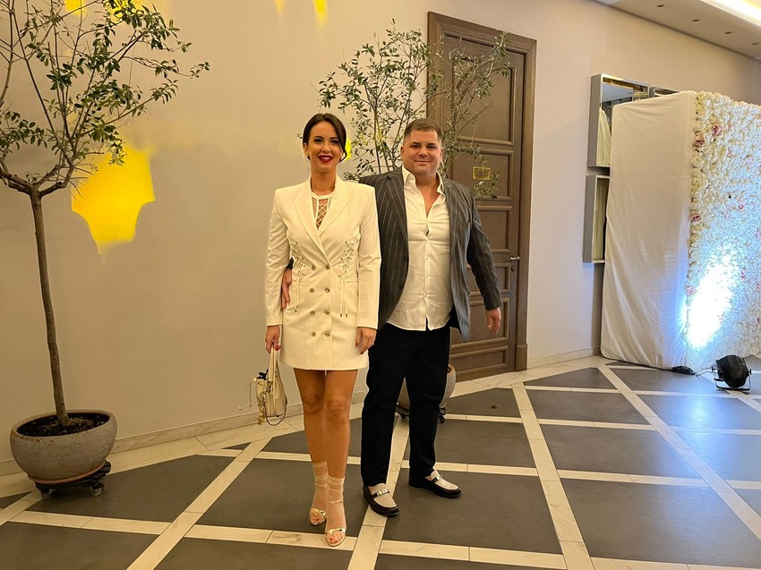 Aleksandra Gudelj sa suprugom