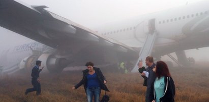 Wypadek samolotu z 224 pasażerami! Nie trafił w pas