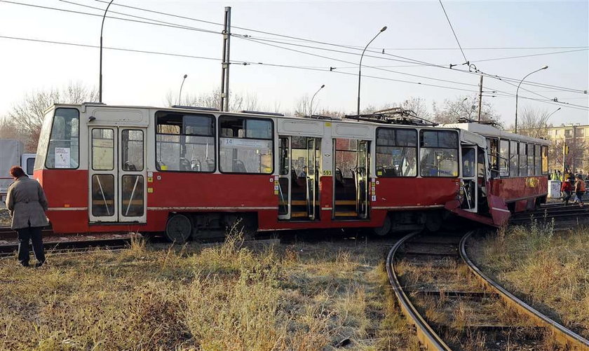 Zderzenie 2 tramwajów