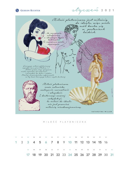 X edycja Kalendarza Artystycznego Gedeon Richter (Styczeń)