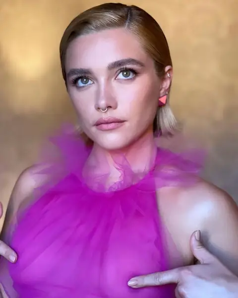 Florence Pugh w sukience Valentino Haute Couture / Instagram @florencepugh