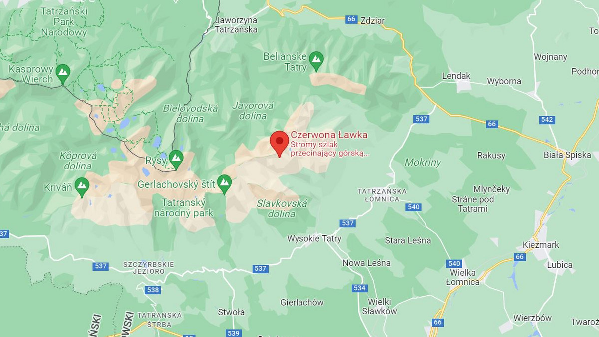 Tragedia w słowackich Tatrach. Nie żyją dwie osoby