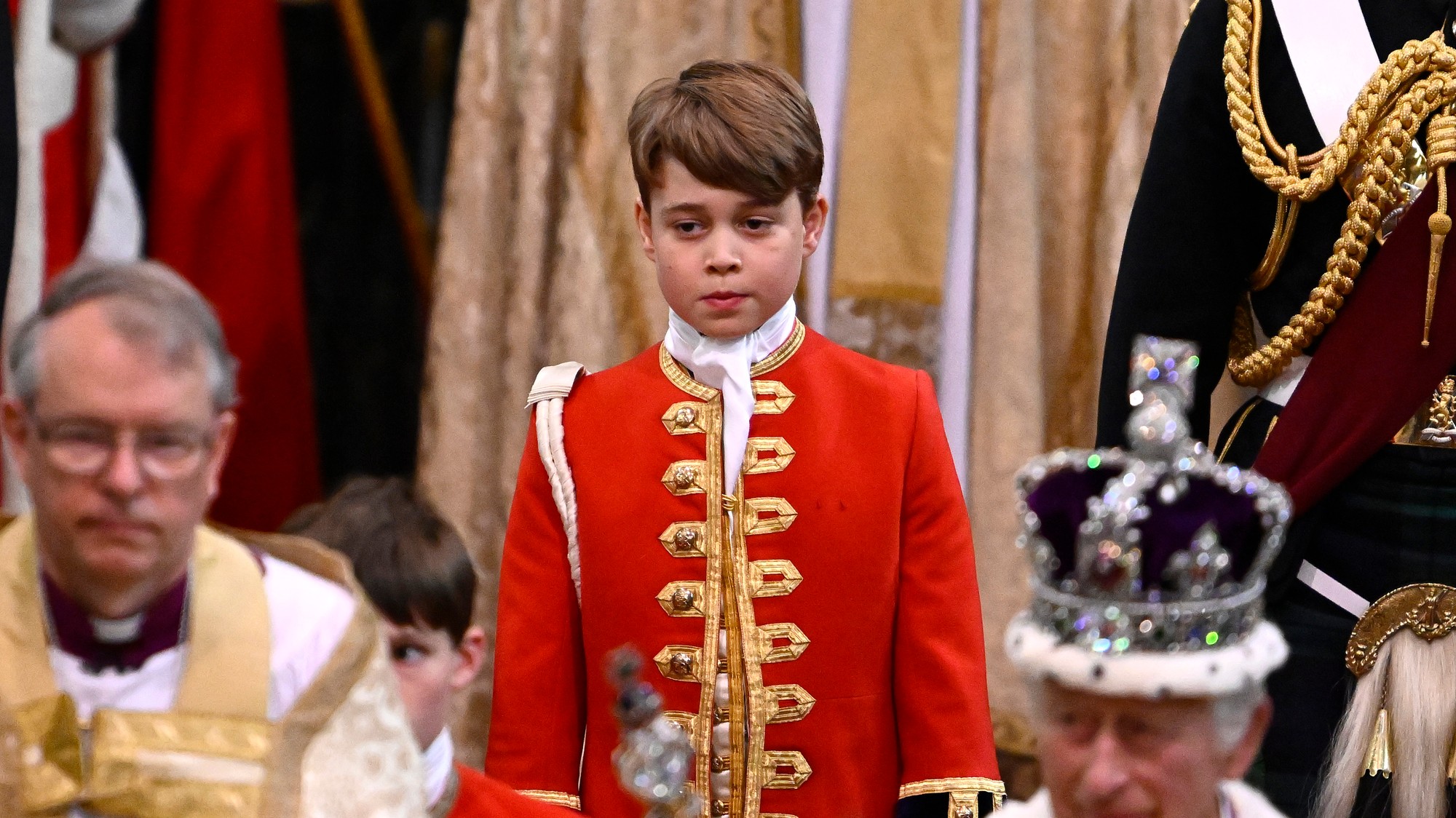 Korunovácia Karola III. v Londýne - princ George.