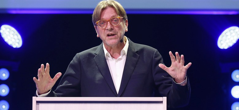 Guy Verhofstadt mocno o słowach Ryszarda Czarneckiego