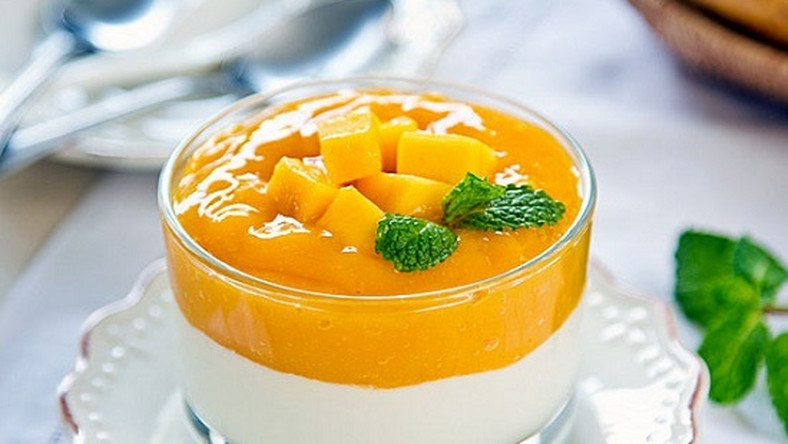 Mango pudding