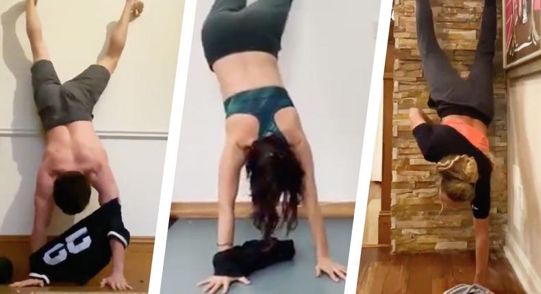 These Celebs Are Doing the Handstand Challenge