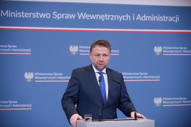 Minister spraw wewnętrznych i administracji Marcin Kierwiński